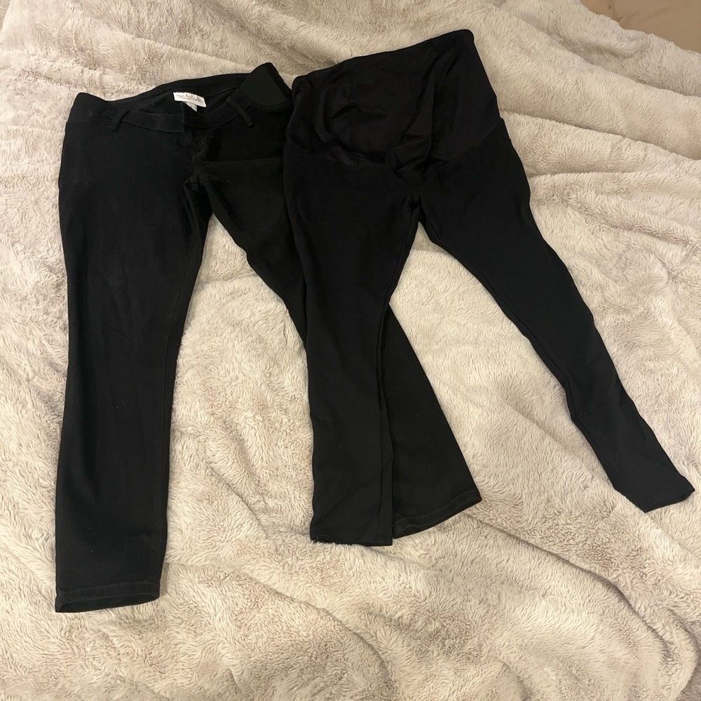 Maternity Pants Black Size Medium & Size 6